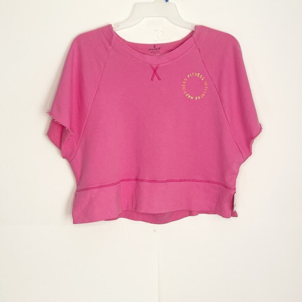 Free People Movement Womens Meditate Cut Out T Shirt Size Large - Picture 2 of 12